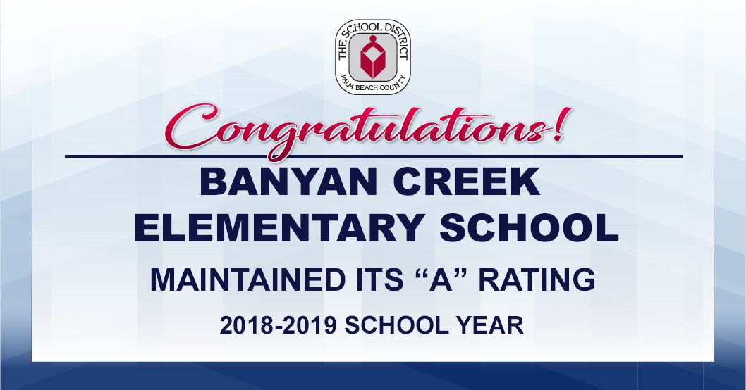 pbcsd's tweet photo. Beary good news for @Banyancreek1 π» Another π
°οΈ this year! Congratulations to all!
#ExcellenceHappensHere #MakeItSuperPBC π https://t.co/gtUdcG0vmC