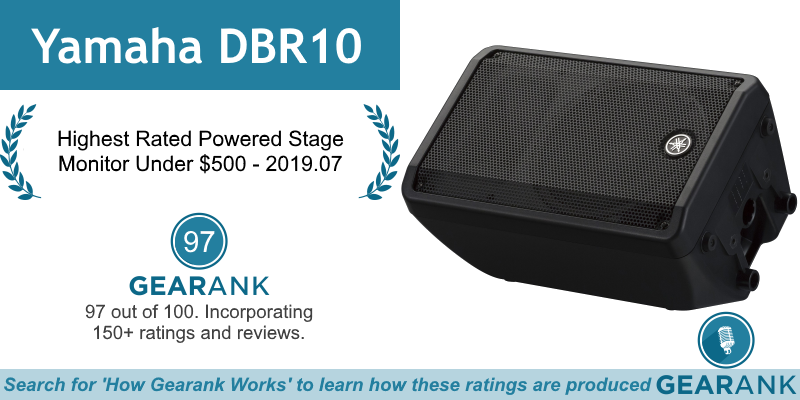 yamaha powered stage monitors