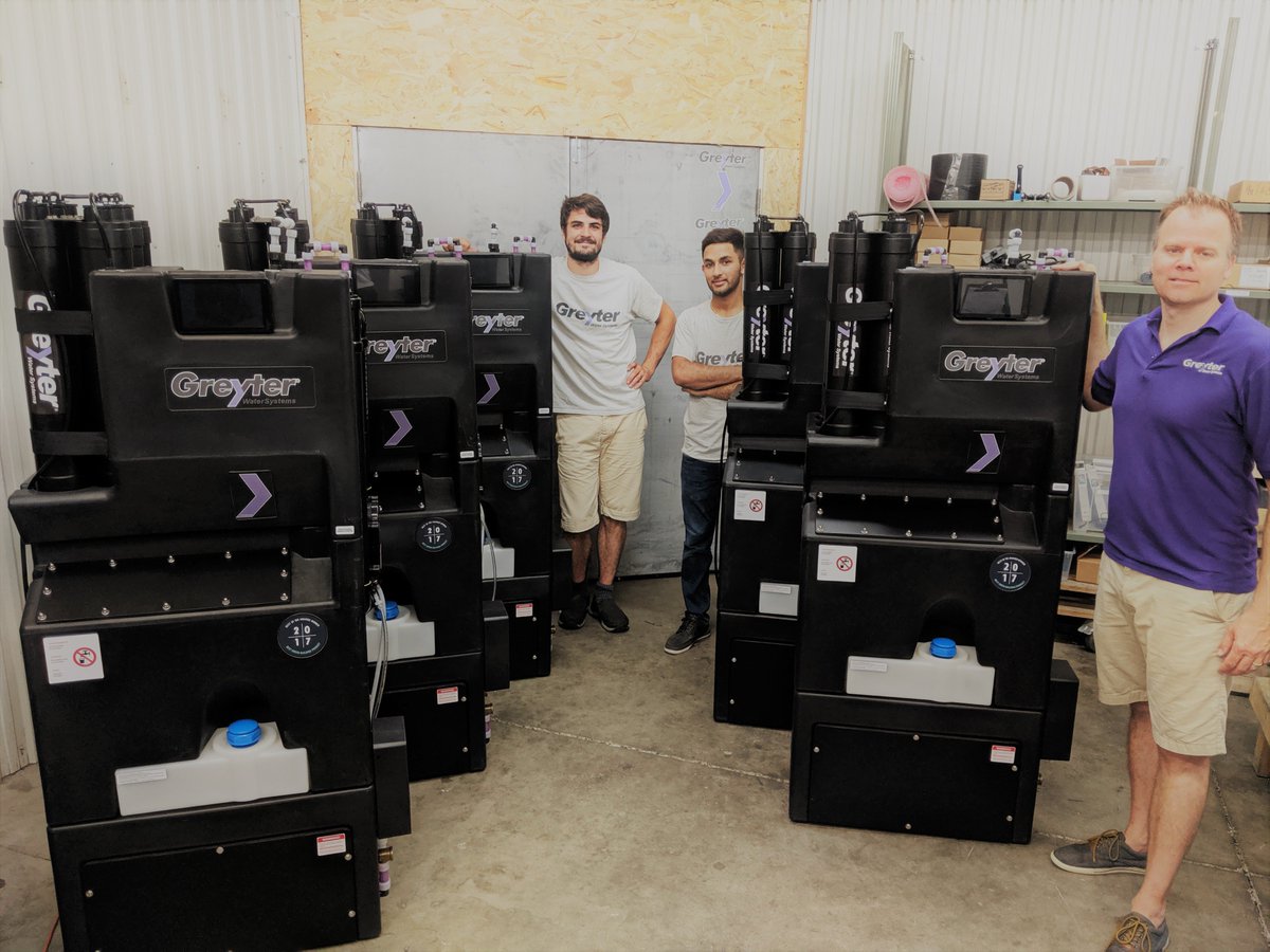 greyterwater's tweet photo. The first of several Greyter HOME Systems shipped to Arizona as part of our pilot project with Tuscon Water and one of North America's top builders - Lennar! Very exciting. https://t.co/LaYCBNoLFY
