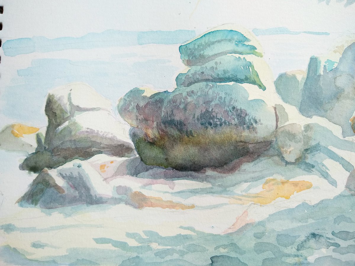 AdrienDang1's tweet photo. Some watercolour i did at the beach !
#watercolor #painting #sketch https://t.co/GGyR59CkGt