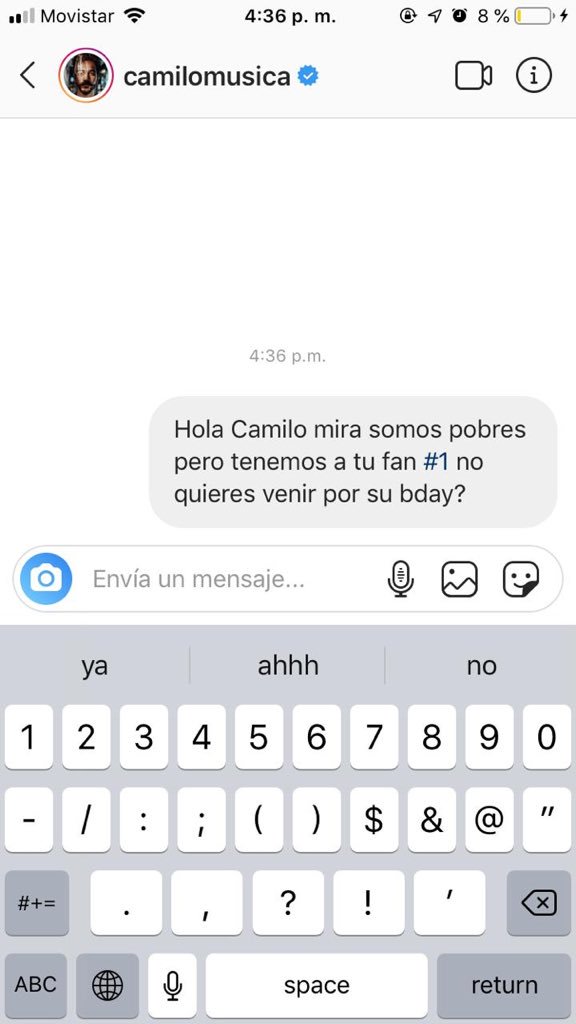 nataliamrueda's tweet photo. JAJAAAJAJAJ las amoooo, les dije que quiero conocer a Camilo por mi cumple y tan bellas😍😍😍 no va a pasar pero las amo JAJAJAJA @CamiloMusica  regalame el feliz cumpleañosssssss por lo menos jajaja https://t.co/eOPbe37Dy5
