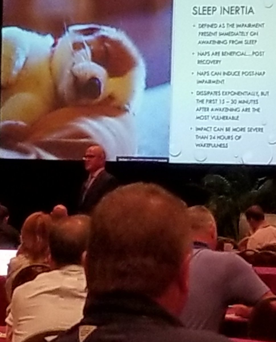 aheightman's tweet photo. A Pinnacle Moment re Sleep, Sleep Inertia and Naps for emplyees: a nap of no more than 20 mins (before deep sleep occurs) is very beneficial. #PinnacleEMS #jemsconnect https://t.co/jbuyGrV0Ax