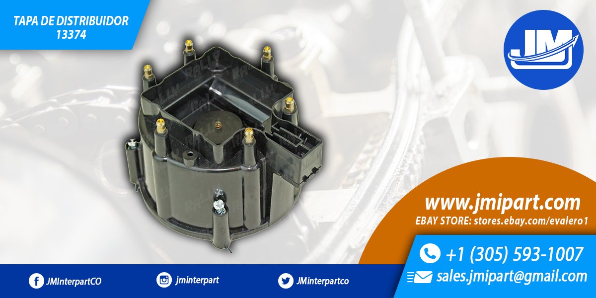 jminterpartco's tweet image. TAPA DE DISTRIBUIDOR 13374 PARA CHEVROLET CENTURY C1500 K3500 ASTRO G30 CUTLASS SAFARI 6 CYL 🚕🚗🚘🚙
.
JMInterpart
+1 (305) 593-1007
sales.jmipart@gmail.com
jmipart.com
.
#OEMparts #aftermarketparts #miamiauto #automotivecostumers #cars #autos #Chevrolet #Century