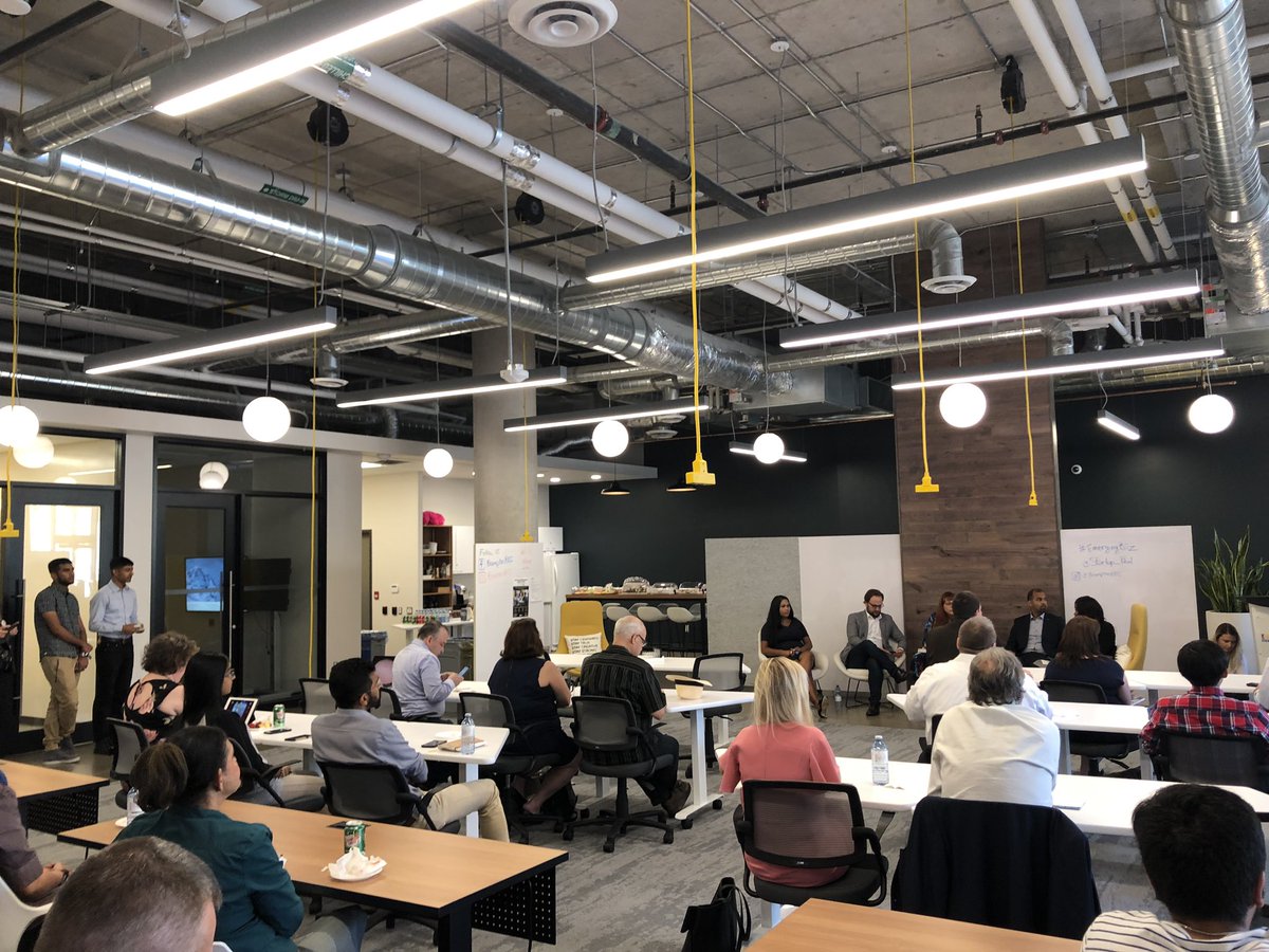 BramptonDowntwn's tweet photo. Cyber Talks Panel happening now! Watch Live: https://t.co/gGqzrmzq47 #EmergingBiz https://t.co/lFsrpn5gZe