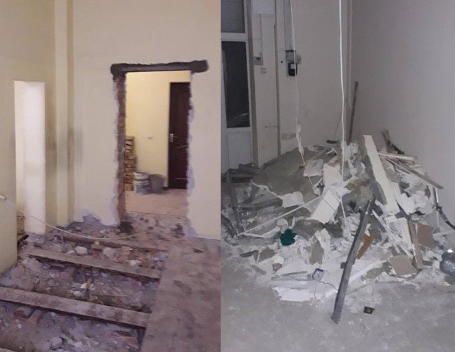 halyapuff's tweet photo. #Russia plunders and destroys Cathedral of the #Orthodox Church of #Ukraine in occupied #Crimea 
#Klyment 
https://t.co/UONl1pX7Gh https://t.co/QHMKr79xmo