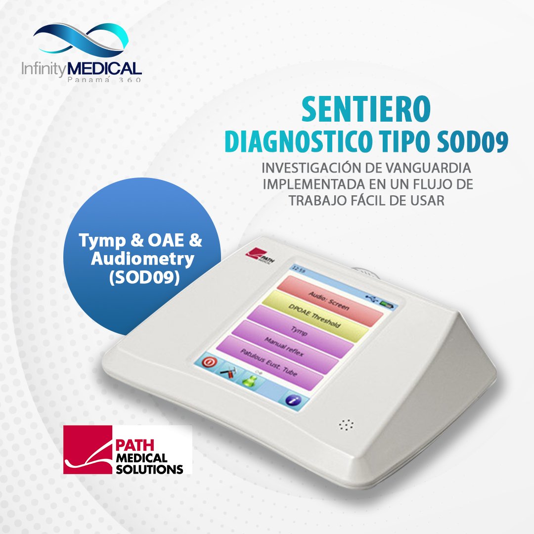 InfinityMedPma's tweet photo. ¡La combinación completa de funciones de diagnóstico en una plataforma confiable con accesorios sofisticados! #Audiogramas automatizados basados en la estimación de umbral de DPOAE patentada, combinada con FMDPOAE (TM) #InfinityMedicalPanama https://t.co/Ln6CHj8Xg5