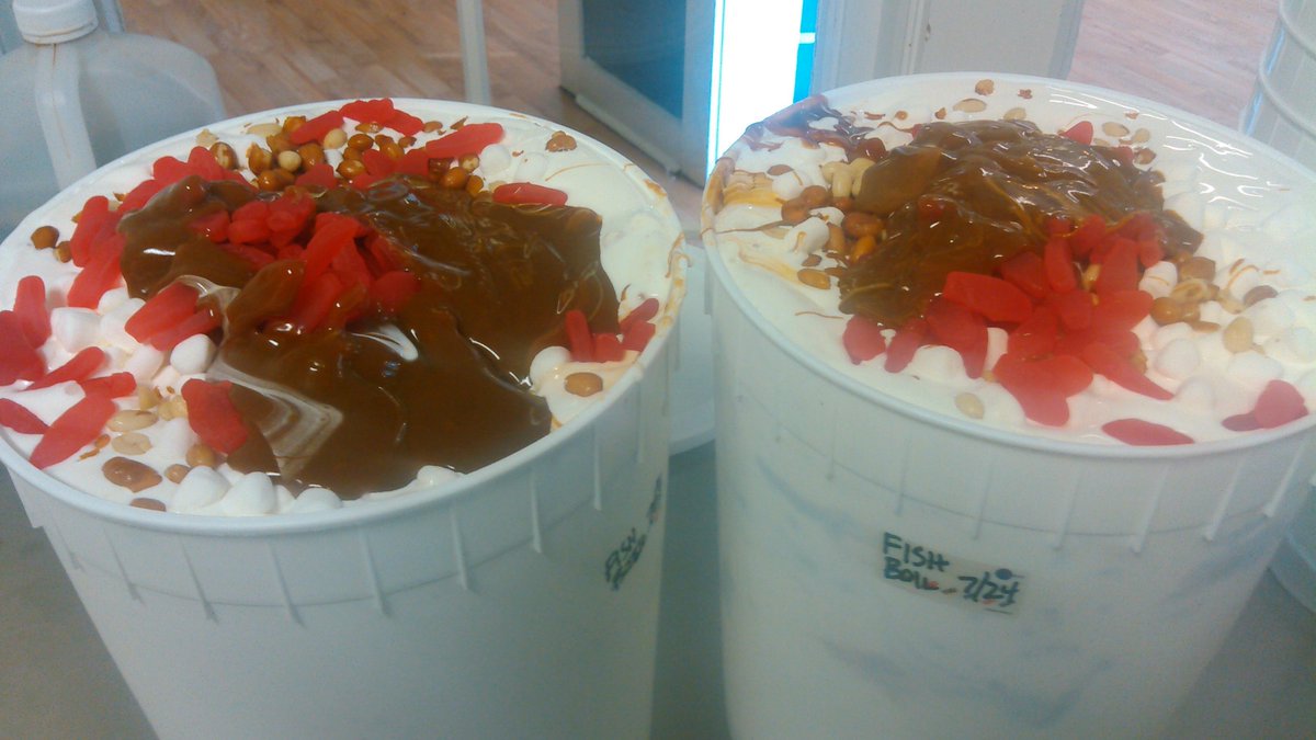 DCicecream's tweet photo. This week's limited edition flavor is going in the case a day early, FISH BOIL will be in the case tomorrow!! https://t.co/pqn4z19mll