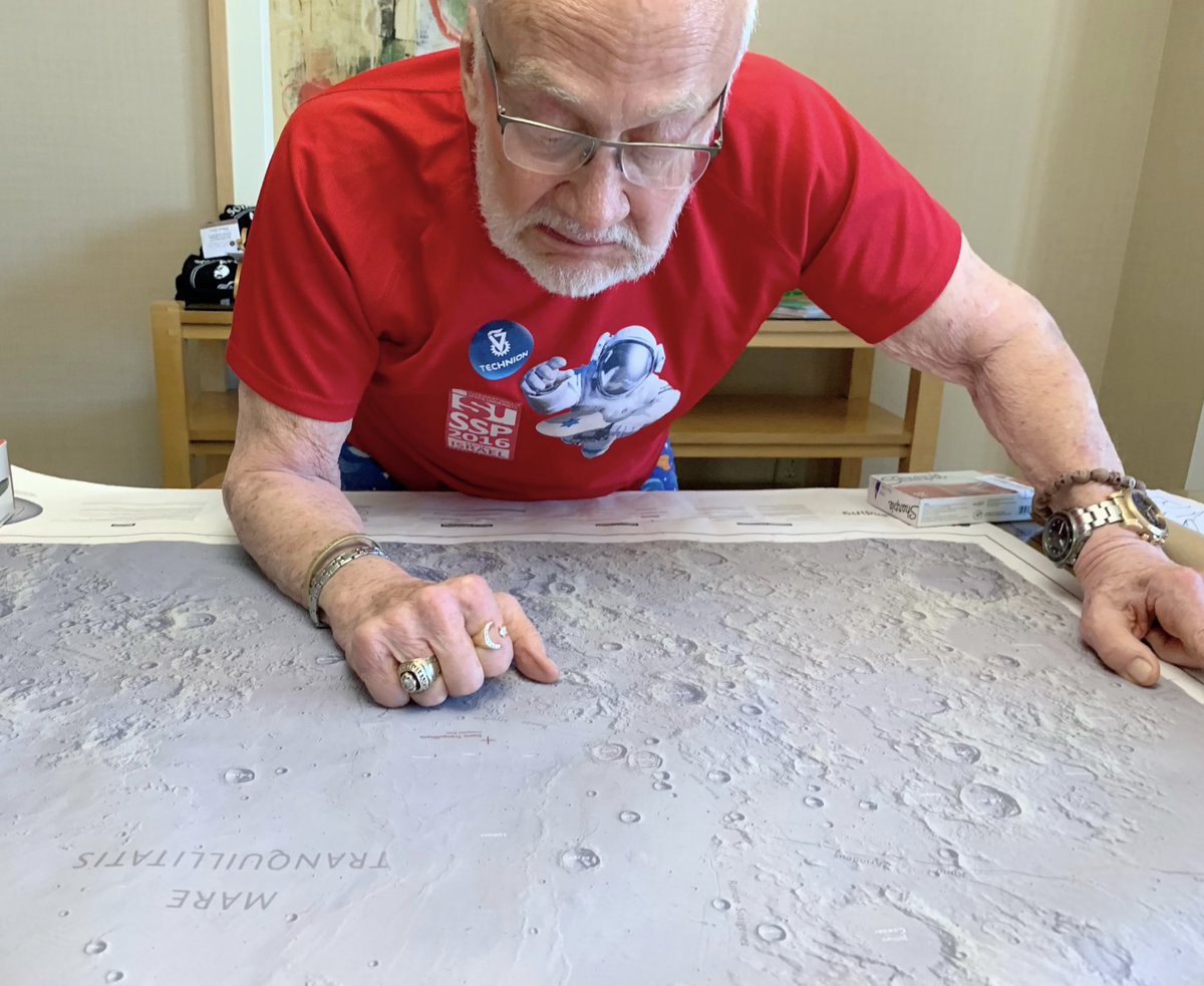 TheRealBuzz's tweet image. Let’s see...there’s my crater. #Apollo11 #moonwalk #Apollo11at50
