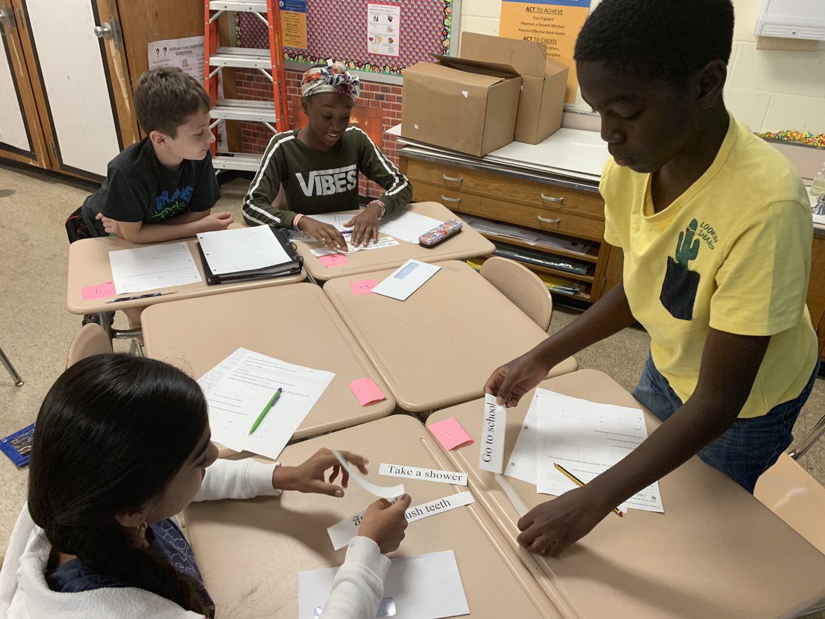 j_eisenberg87's tweet image. MEGA math students @CatonsvilleMS work together to put real world situations in order to connect this concept to order of operations @BCPSMATH #realworldconnections #teamworkmakesthedreamwork #constructingarguments #collegebound