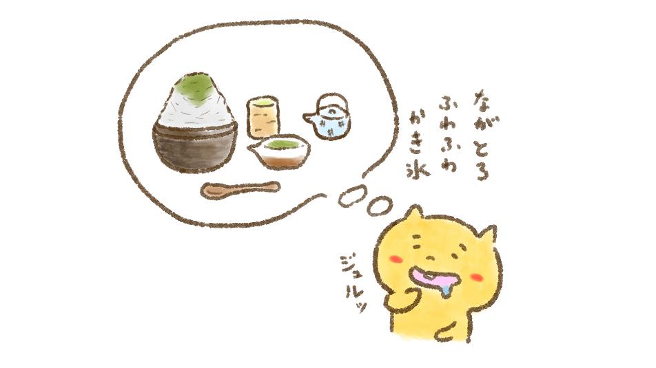 Yuue 7月25日は かき氷の日 イラスト好きな人と繋がりたい 絵描きさんと繋がりたい 落書き イラスト 猫漫画 キャラクター オリジナルキャラクター 今日は何の日 絵を描く人々 絵師の集い 絵描き人 色鉛筆画 鉛筆画 イラスト王国 かき氷