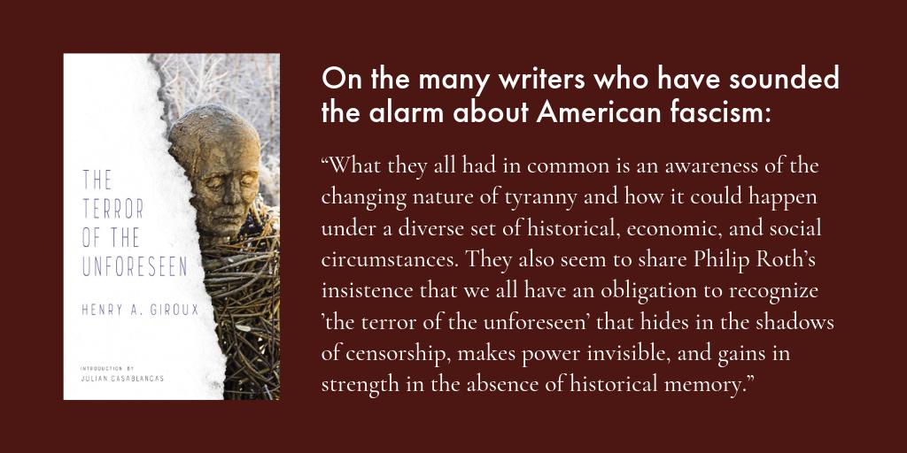LARBBooks's tweet photo. #ResistanceReading: @HenryGiroux for #LARBBooks https://t.co/X6OdfJ7rLN https://t.co/m6jPHVtnyX