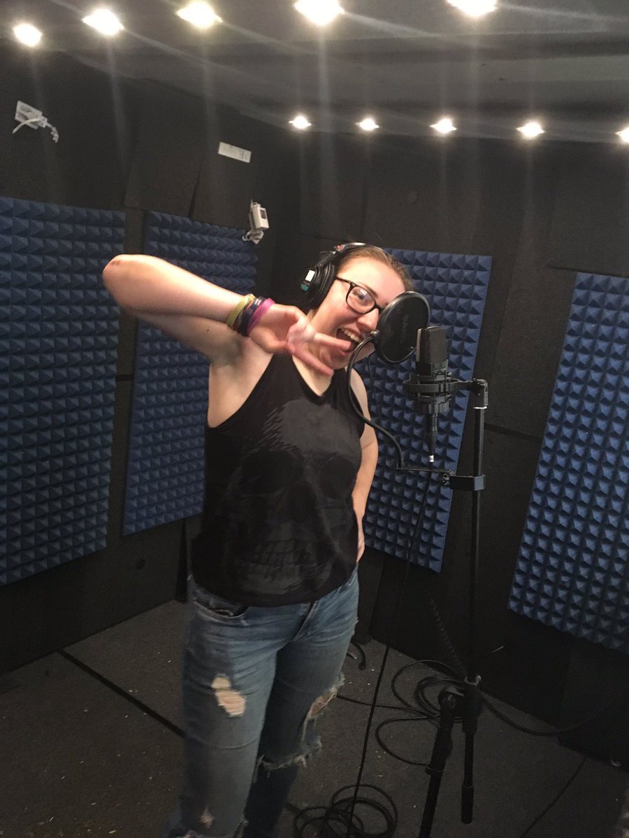 RSPGamesInc's tweet photo. Awesome recording session with @SchubertEthan and @IanMccamant featuring @UmbreonBlood in her #voiceover debut

#indiedev #gamedev https://t.co/OojUrR37Ux