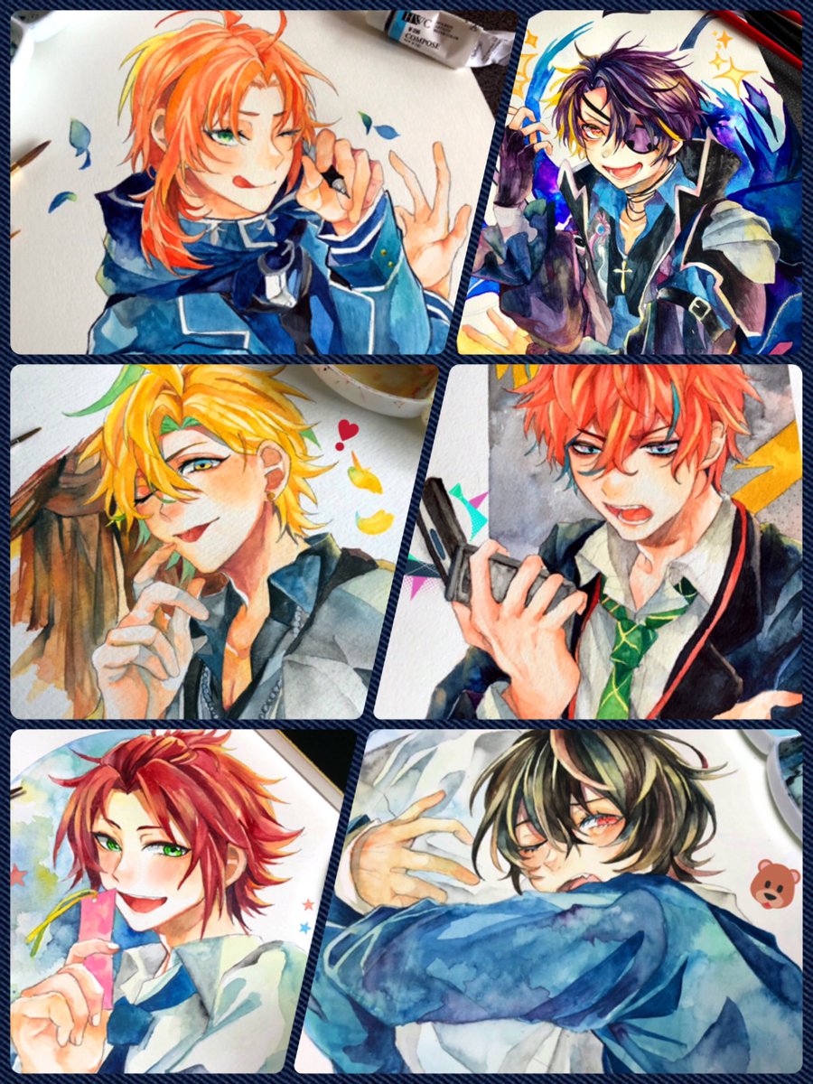 最近描いた絵をもそもそ纏めてみた*॰ॱ✍ 