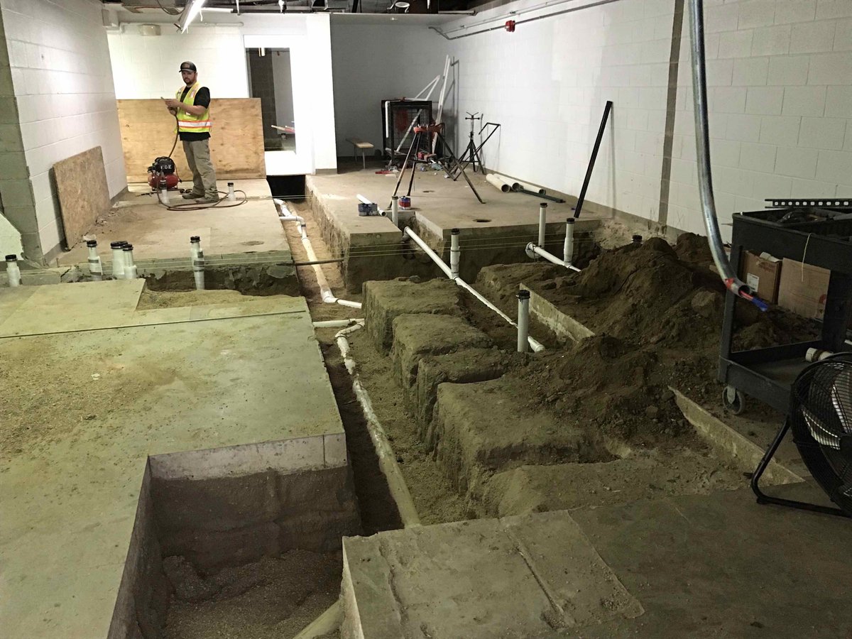 MWGOLDENCONST's tweet photo. Work has begun on renovations to Ellicott High School &amp; Elementary School in Calhan, Colorado. We are installing new secured entries with updated access control, carpeting, windows, doors, and paint. 

#education #renovation #construction https://t.co/jcbxrasD6z