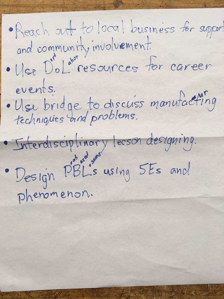 PeterMDimoulas's tweet photo. #educators sharing next steps at #MMSTI with @nhmamfg @ccbroadbridge @nerdjenkins @SCSUSTEMIL @CASherwood @CTTechHS and more! There are solutions and step-by-step we will improve student outcomes before and after graduation! #manufacturingworks https://t.co/DpJFUJ9vZA