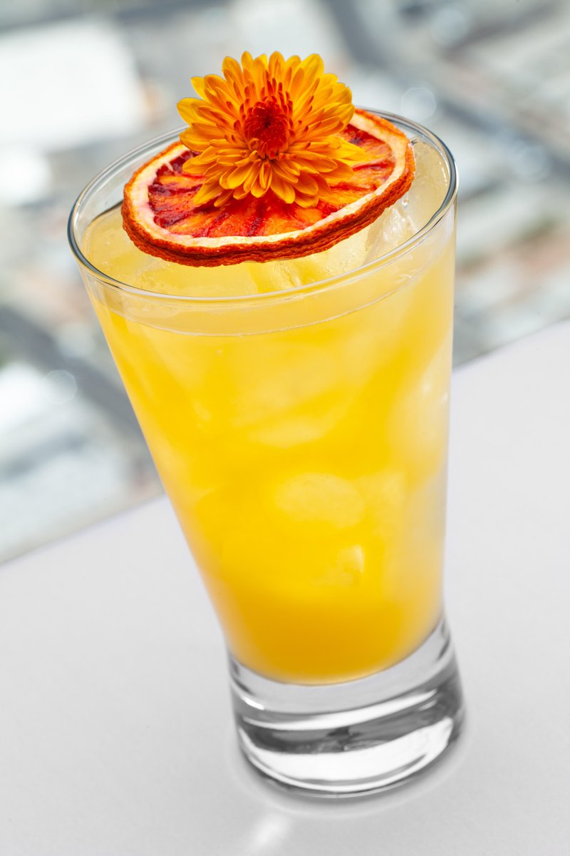 stratvegas's tweet photo. Cheers to #NationalTequilaDay with a tequila-based cocktail at Top of the World. Whatโs your pick? The Bibiana, made with Don Julio tequila and pomegranate liqueur or the Spiced Sunrise, which blends mango puree and Ancho Reyes Chile liqueur? #STRATdrinks #TheSTRAT #Vegas https://t.co/JEMesg98TA