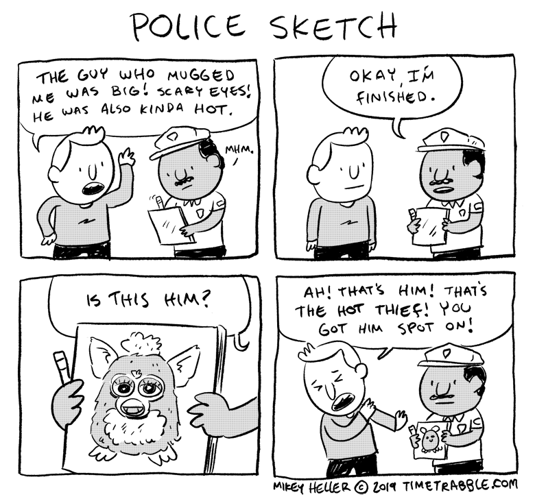 i drew a comic about a police sketch 