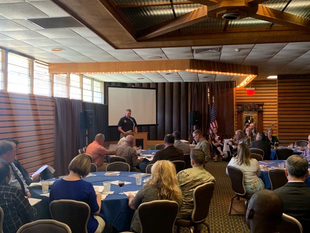 Thanks to Col. Jason Wesbrock, Garrison Commander at Fort Hood, for joining our chapter's Board of Governor's meeting tonight with a Fort Hood update.