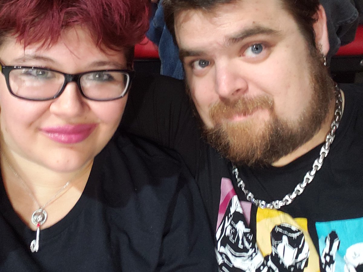 demossabre's tweet photo. Waiting for the Five Finger Death Punch show with this lady. #herfirstconcert https://t.co/7AghZk0fsc