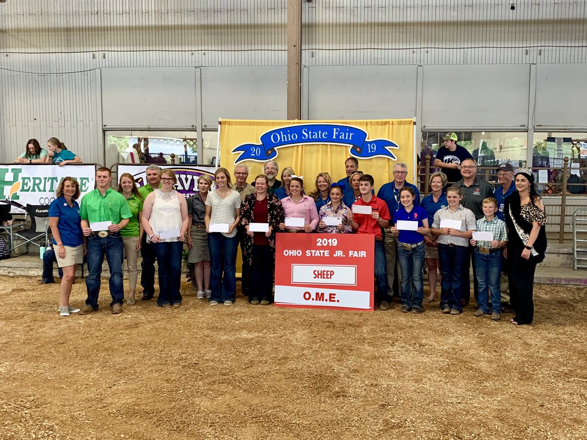 SBOEOhio's tweet photo. Our agriculture and livestock industries are a vibrant cornerstone of Ohio’s economy and culture. I am proud to help recognize the young farmers being awarded at this year’s @OhioStateFair Sheep Skillathon! Keep up the hard, important work! #OhioFindItHere #OhioStateFair #OhioEd https://t.co/qluZsQAfFF