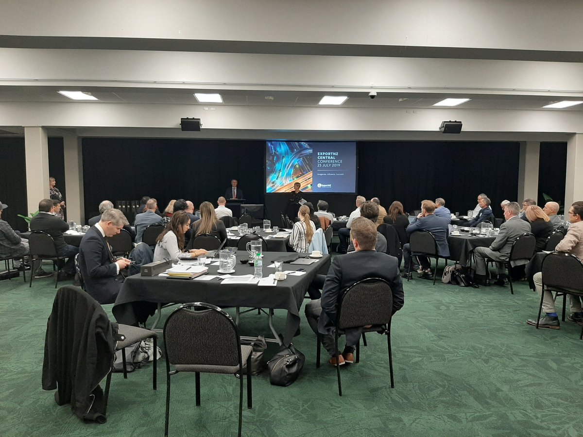 The <a href="/ExportNZ/">ExportNZ</a> #centralconferencenz is underway today, with some exceptional home-grown international businesses in the speaker line-up.