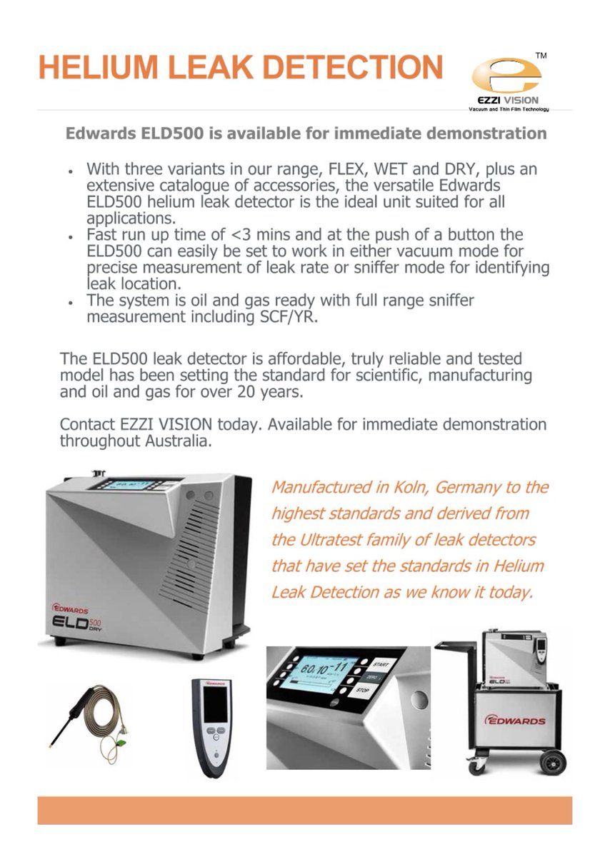 EzziVacuum's tweet image. #heliumleakdetection #massspecleaktest #ELD500 #Edwardsvacuum #leakrate #pipetesting #phoenixl300 #scfyr #pressuredecay #nitrogenhelium #UL100 #UL200 #UL300 #quaddro #lngshutdown #oilandgasindustry #lithiumhydroxide