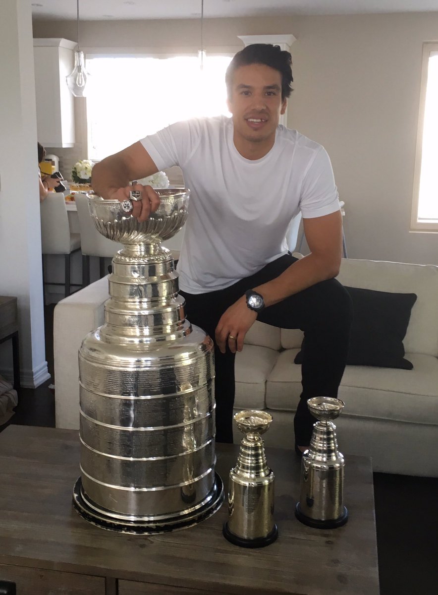 keeperofthecup's tweet photo. Jordan Nolan - The Ultimate Hat Trick!  (St. Catharines, ON) #StanleyCup @StLouisBlues @NHL  @HockeyHallFame https://t.co/ilz3uSelvK