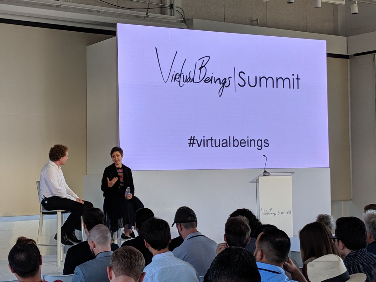 virtual beings tweet media