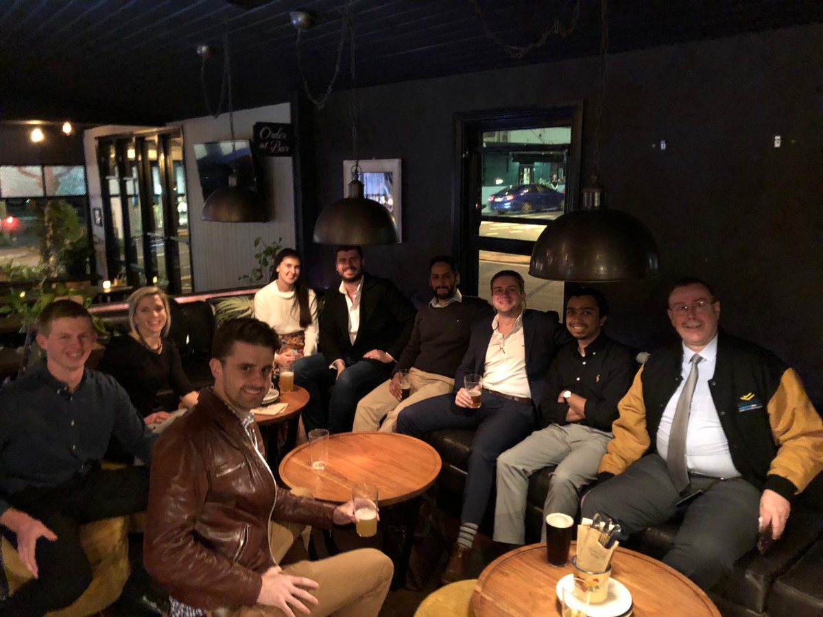 YEAQld's tweet photo. Thursday throw-back!

Last Thursday, YEAQ hosted another "Third Thursday Club" catch up: free, low-key monthly event where young local and visiting engineers+ come together to relax and share stories!

Next one 15 Aug! Mark it in your diary!

Watch out for details on our LinkedIn https://t.co/IIgw8WggMp