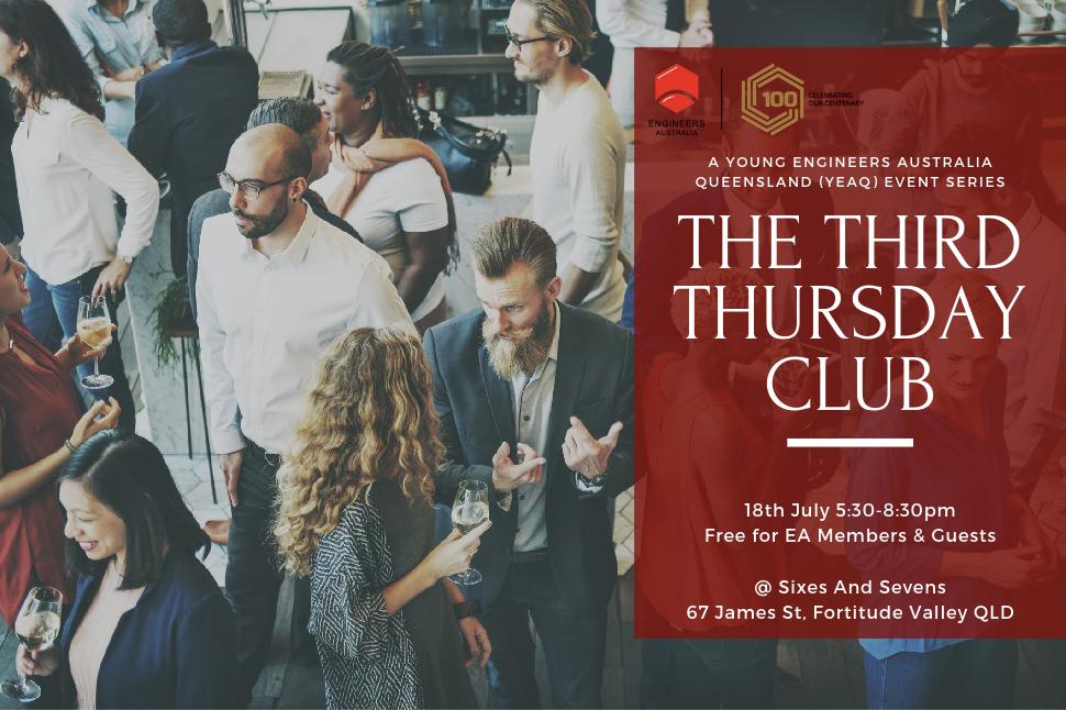 Thursday throw-back!

Last Thursday, YEAQ hosted another "Third Thursday Club" catch up: free, low-key monthly event where young local and visiting engineers+ come together to relax and share stories!

Next one 15 Aug! Mark it in your diary!

Watch out for details on our LinkedIn