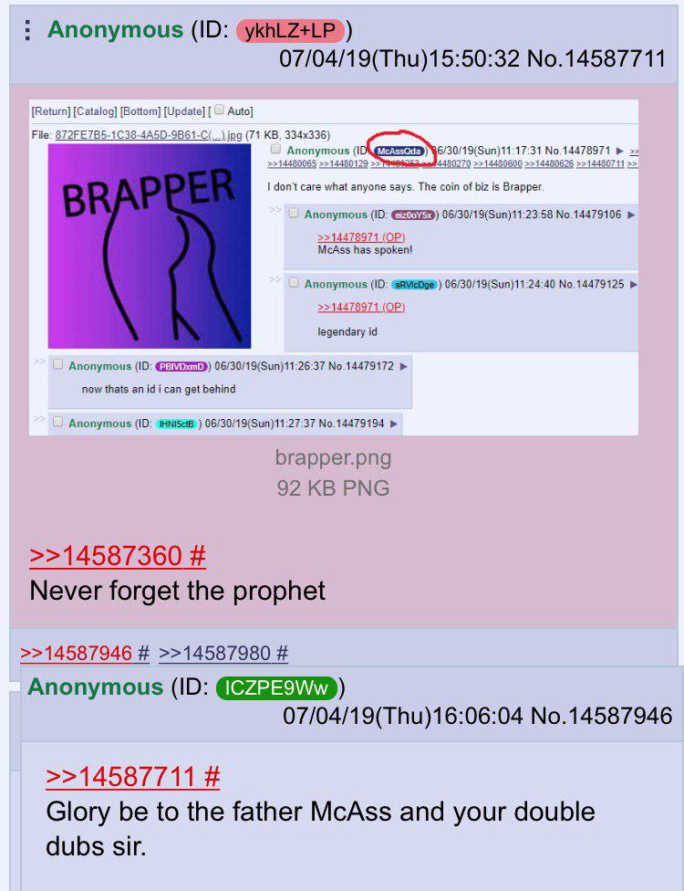 JohnmcBRAPee's tweet photo. @BrapperToken forget the FUDers and focus on praising McASS and fulfilling his wishes for the online entertainment world! https://t.co/WexU3SUBkq