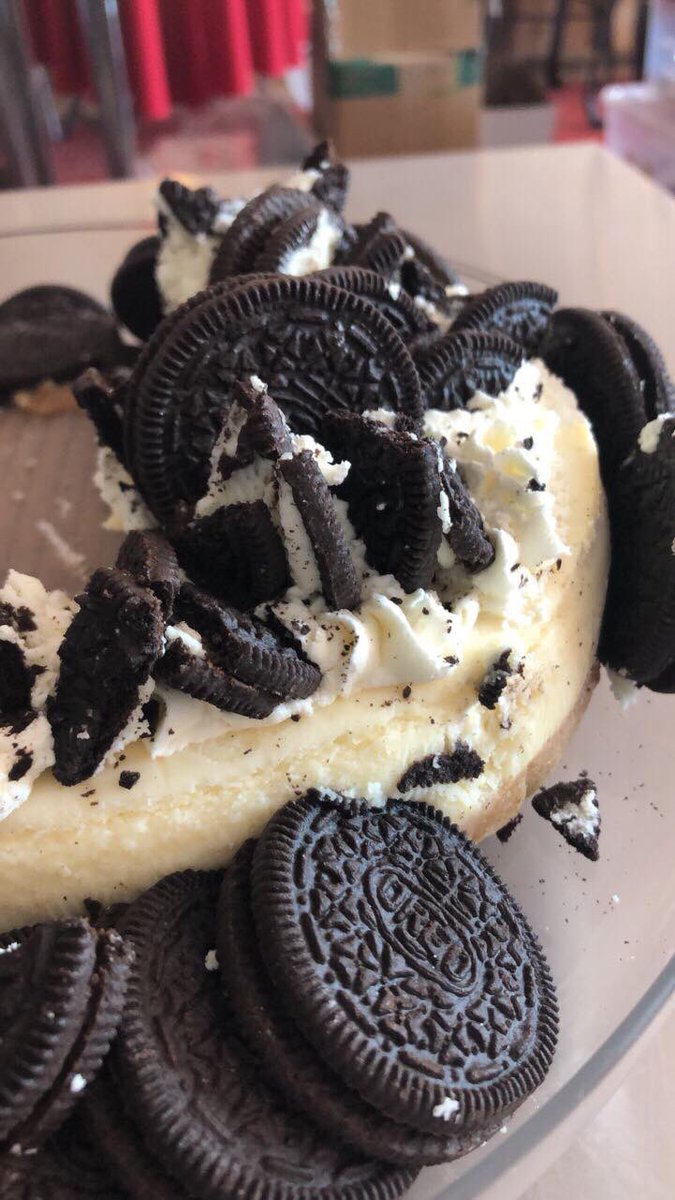 Peach pie! Peach cobbler! Oreo cheesecakes!! Bread pudding!!! Jade and Mamma rocked it!! More coming tomorrow!! #PeachySummer #desserts #bakery #cafe #Oreo