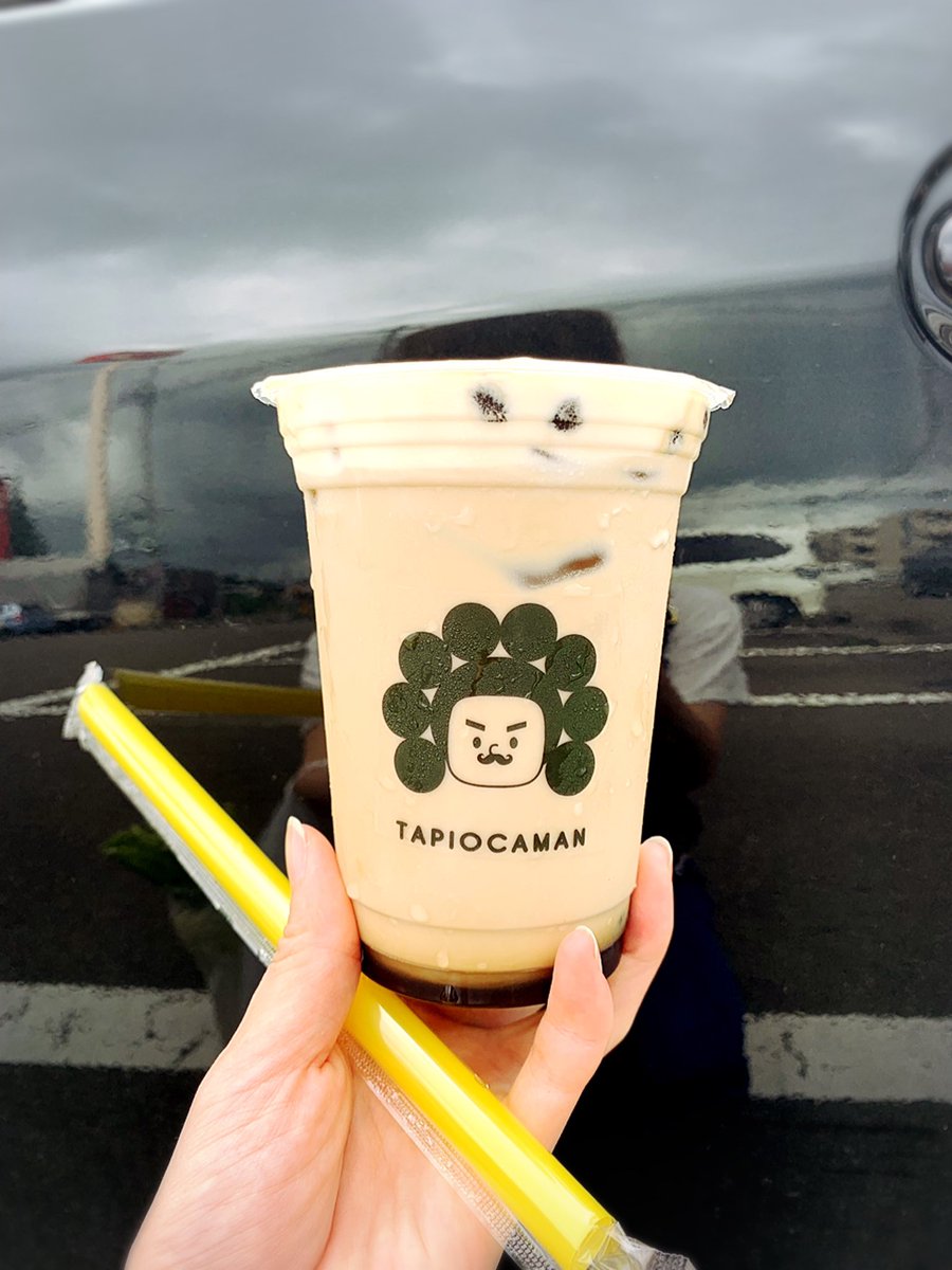 hrkc3240's tweet photo. 愛子にあるTAPIOCAMAN🧔🏿
一番人気の黒糖ミルクティー✨
彼はコーヒーミルク🐱
ここのタピオカ濃くて一番美味しい😳‼️
まじでおススメする🥺‼️
ㅤㅤㅤㅤㅤㅤㅤㅤㅤㅤㅤㅤㅤ
#タピオカマン #TAPIOCAMAN #愛子 #ワニハウス #タピ活 #タピ #タピオカ #タピオカ巡り #タピオカ好き #タピオカ部 https://t.co/QQXoj61o3K