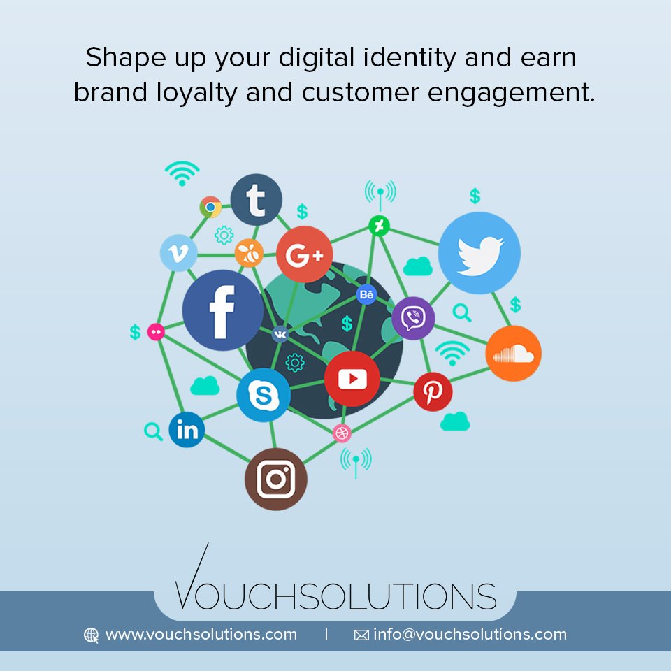 VouchSolutions's tweet image. In this digital era,everyone is using #socialmedia extensively,socialmedia presence gives your brand a chance to build lasting relationships with them.Our #socialmediamarketingservices will ensure that your #brand communication reaches target audience. 
 vouchsolutions.com/contact-us