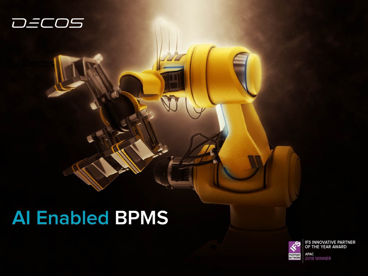 GlobalDecos's tweet image. Excel in your business performance, get increased revenues and reduced costs with AI enabled BPMS solution by Decos.

#ArtificialIntellegence #AI #AIEnabledSolutions #ModernBusinesses #ModernEnterprises #DigitalTransformation #SmartSloutions #PostModernERP