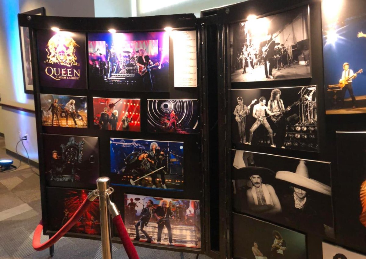 mariana20501's tweet photo. "In the VIP Lounge, a lovely little exhibition of Queen, including Adam Lambert’s tours with them."
https://t.co/Bzac666j1C
#QueenVIP
#QAL2019 #TheRhapsodyTour #QALHouston • #AdamLambert https://t.co/u0unkE9ISv