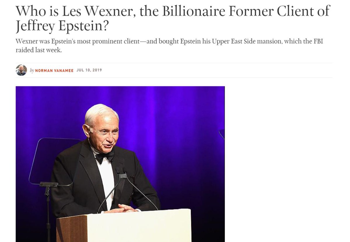 *Les Wexner*Abigail WexnerMort ZuckermanVera Wang