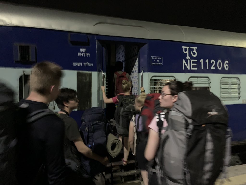 TeamIndia2019's tweet photo. Arrived in Agra after an overnight 🚂 train then a coach journey. Looking forward to seeing some sights this afternoon @Cansfield1 @CansfieldMaths @cansfieldsci https://t.co/v5XqjtxD9f