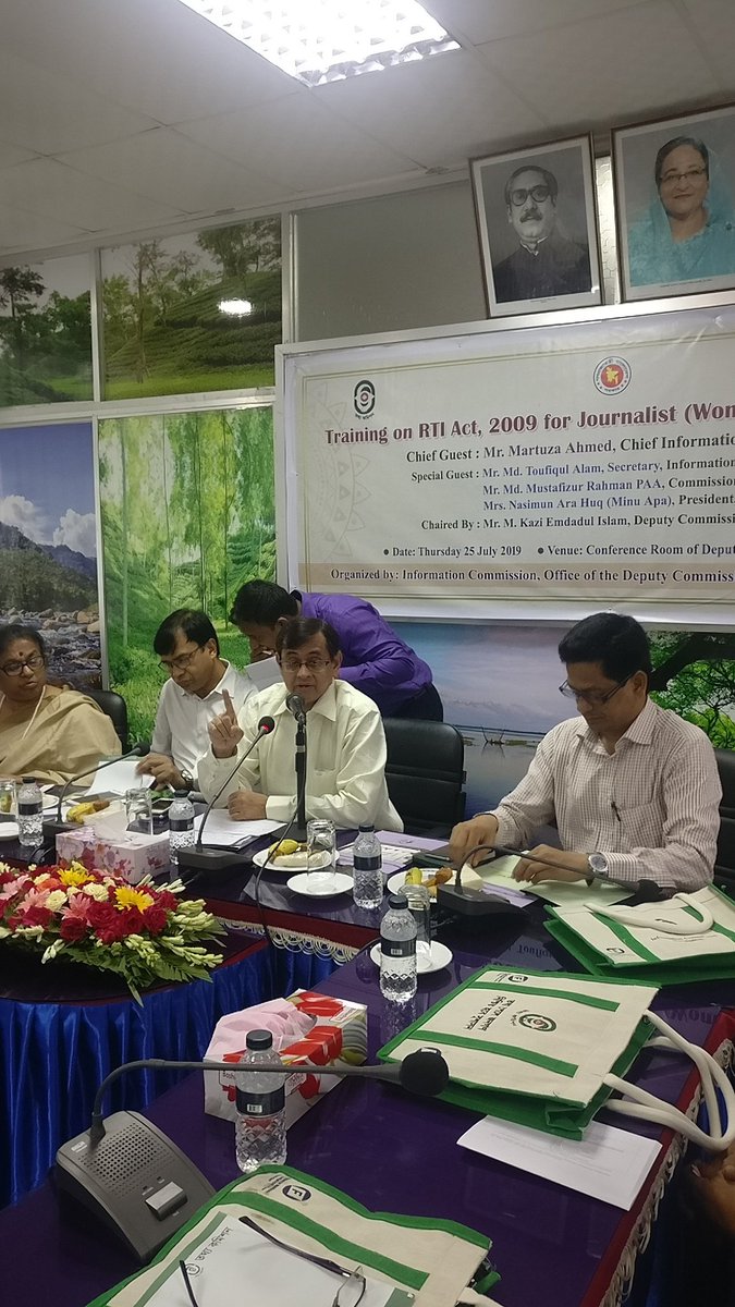 MAhsan149's tweet photo. Chief Information Commissioner, Mortuza Ahmed, says that the Right to Information, #RTI , is the right of all rights and journalists must help to spread its use. @FNFinBangladesh https://t.co/dVO4cof7Fg