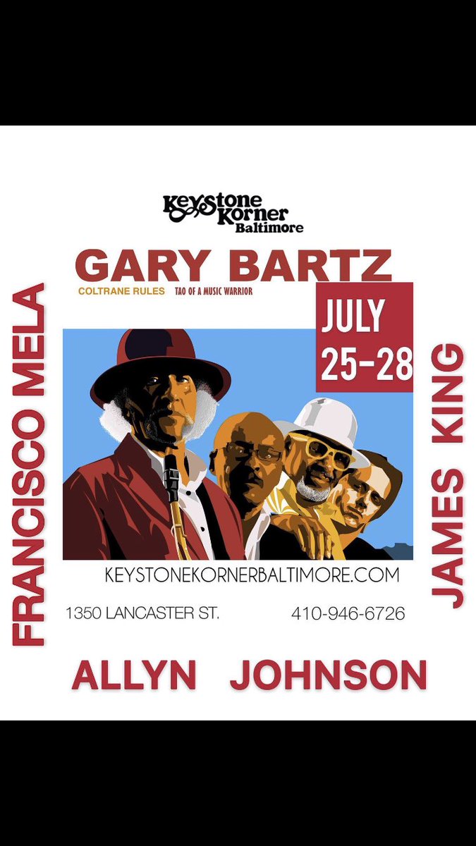 Gary Bartz (@bartz_gary) on Twitter photo 