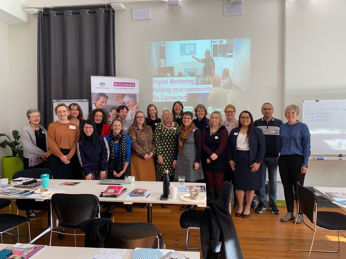 BeConnectedAU's tweet photo. Thank you Melbourne! We had a great time meeting over 70 Partners during our Capacity Builder training and Network Partner meetup. 

We still have spaces for Brisbane, Hobart and Adelaide. Find out more:
https://t.co/7BpBGcLUXE https://t.co/Q9Qik0Q7hh