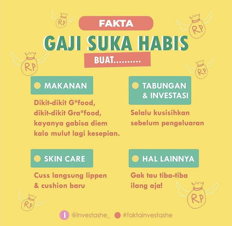 Deg-degan cek mbanking, saldo nambah atau gak...AKHIRNYA MASUK! nah yang hari ini gajian dr kantor / yayang / dagangan olshop laku diborong yg abis gajian, dll. Biasanya gaji kalian abis buat apasih??? 💸