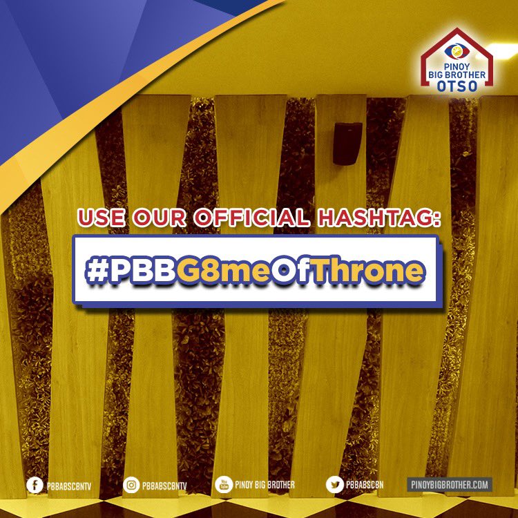 PBBabscbn's tweet photo. Magaganap na ang huling Batch-Bakan! 😱 Ano kaya ang magiging hamon ni Kuya sa mga Housemates? 🤔

Pakatutukan ‘yan mamayang gabi sa PBB Otso! 💥

Gamitin ang official hashtag of the day na #PBBG8meOfThrone! 👏🏻 https://t.co/5qxvQuOobS