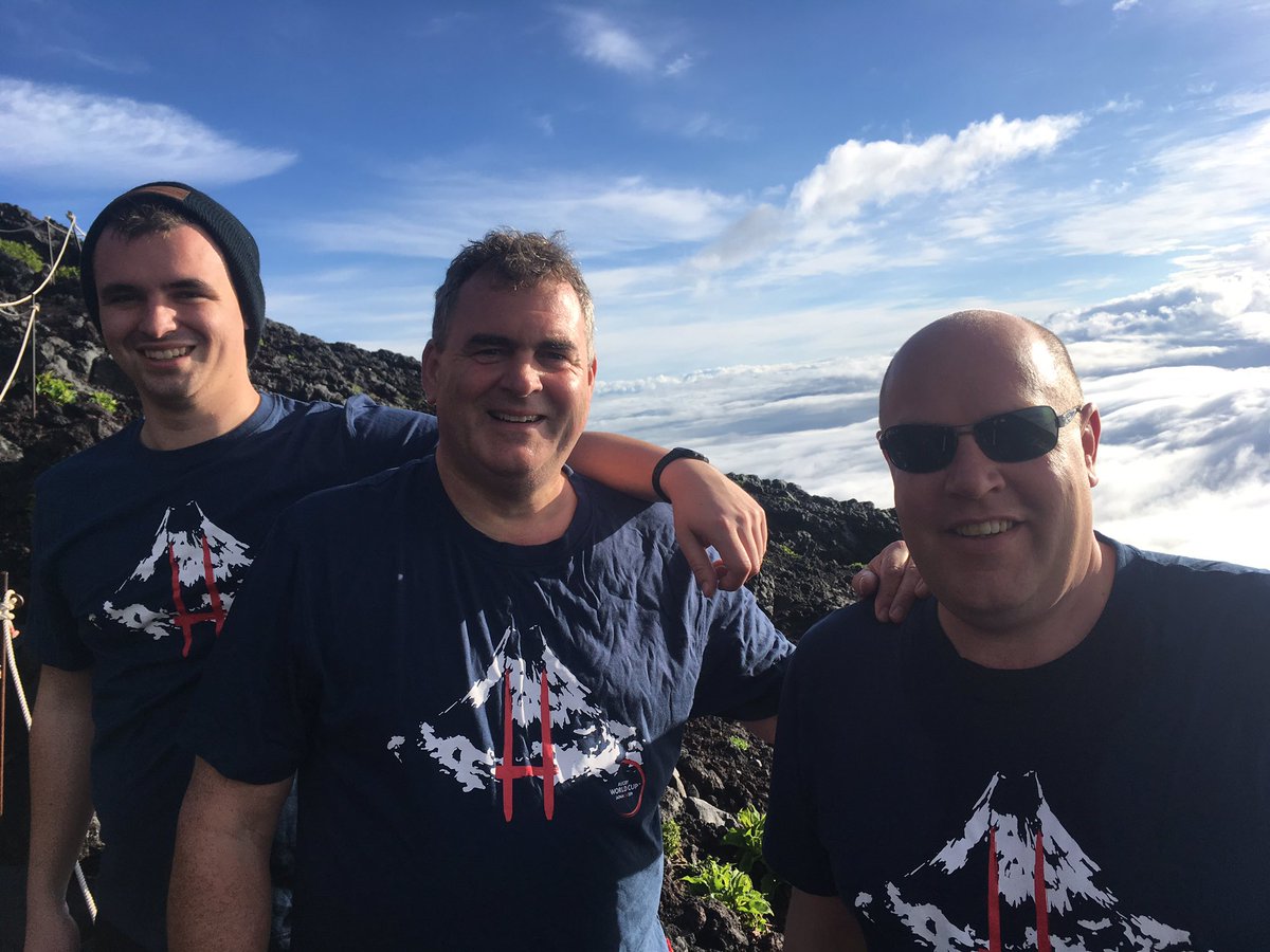 CWStarkings's tweet photo. Great few days in Japan, from the summit of #MountFuji to the bright lights of #Tokyo and lots in between. Too early for the #RWC2019 but plenty to see and do #Sumo #NoRamenNoLife #Japan #BulletTrain #Kyoto https://t.co/jC5voOgOAl