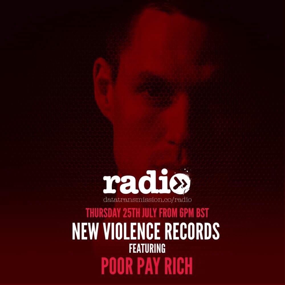 poorpayrich's tweet photo. Thursday night catch my set on @Datatransradio via @newviolencenews radio show π #poorpayrich #newviolence #datatransmission #deeptech #techno #techhouse #minimal https://t.co/KvcC8lwbY6