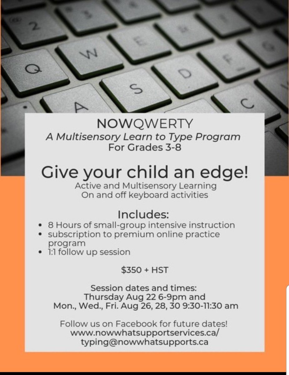 NowWhatTweets's tweet photo. #qwerty Multisensory Learn to Type program! https://t.co/RZP99xiLoS