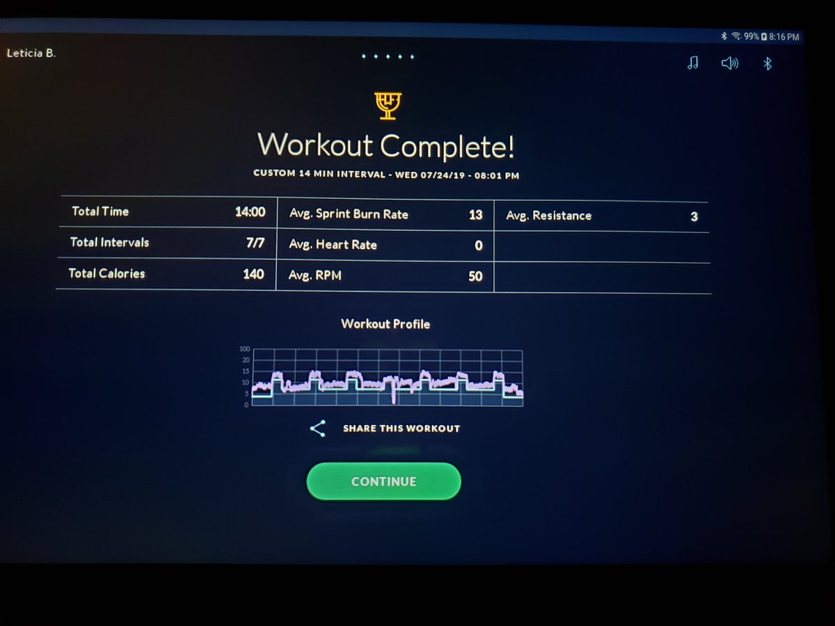 techsavvymama's tweet photo. How did you move your body today? After a day of meetings, I loved coming home to get a quick 14 minute @Bowflex workout in! 14 minutes torched 140 calories! How's that for efficient? πͺπΌ #WorkoutWednesday #Bowflex #BowflexMaxTrainer #ad https://t.co/VIKNWqjjzG