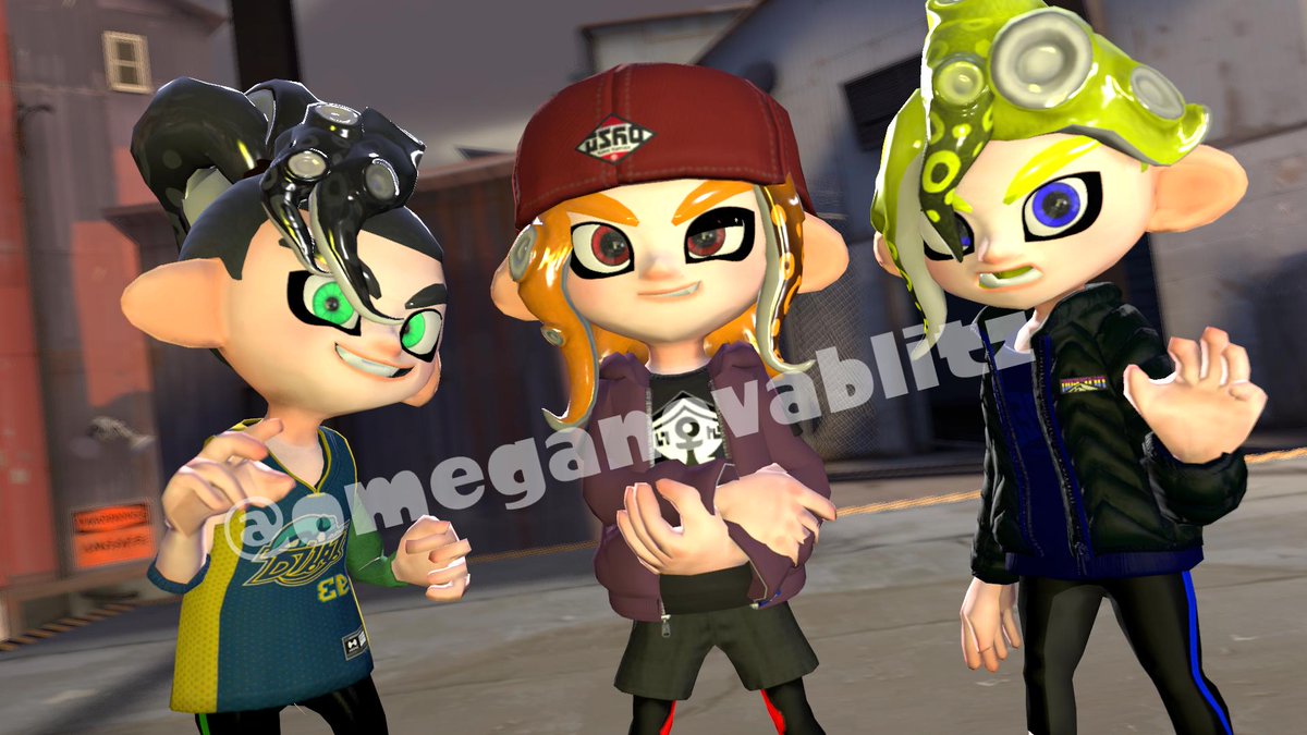 starzgravity's tweet photo. oh 
my new octoling boys group

if you know who they are based of off congratulations 

Please do not reupload/claim/steal/make money/recolor my work or claim my OC

[#Splatoon2 #Splatoon #NintendoSwitch #SFM #SourceFlimaker] https://t.co/HjXKdS8r3L