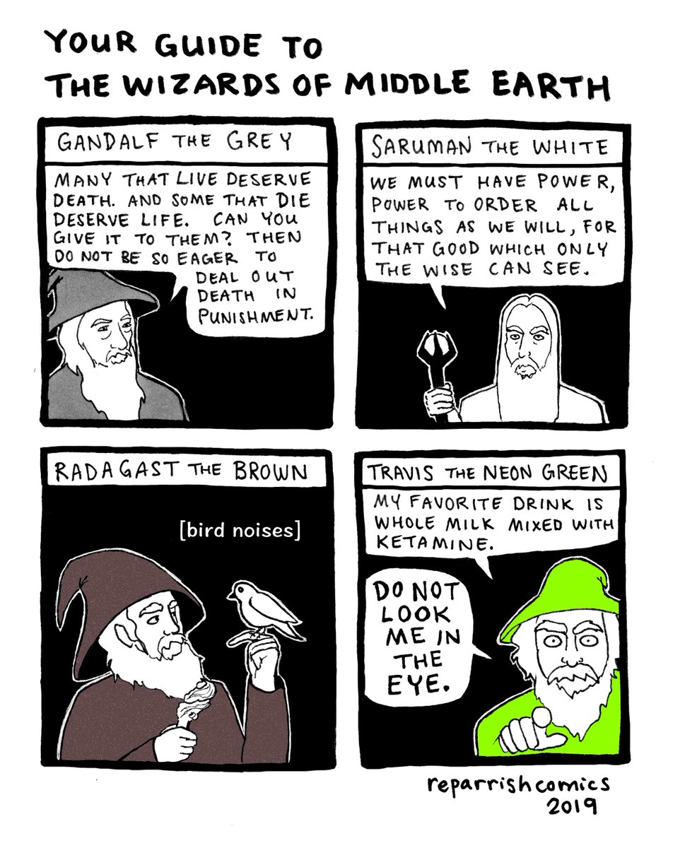your guide to the wizards of middle earth 