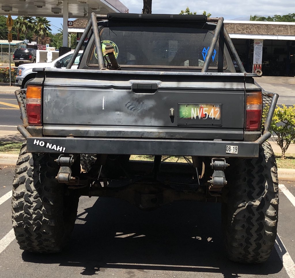 RadMauiRides's tweet photo. #MadMax got nuthin’ on this #badboy #toyota. It is definitely one #rad #maui #ride https://t.co/2NSKUJxtG0